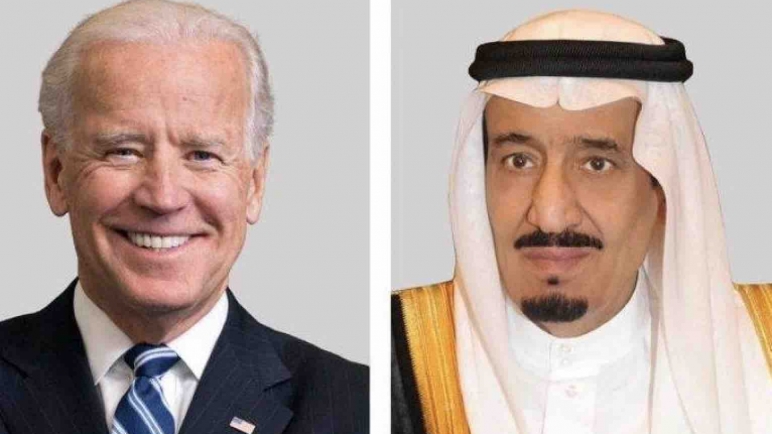 بايدن يهنىء العاهل السعودي