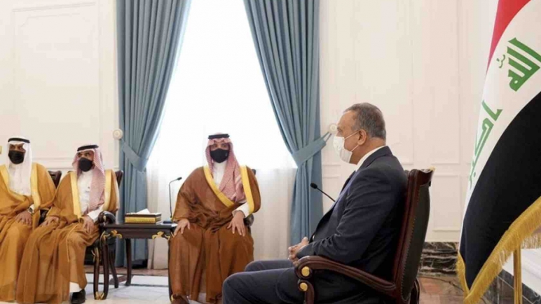 آخر زيارة لمسؤول سعودي  الى بغداد قبل غموض الاوضاع