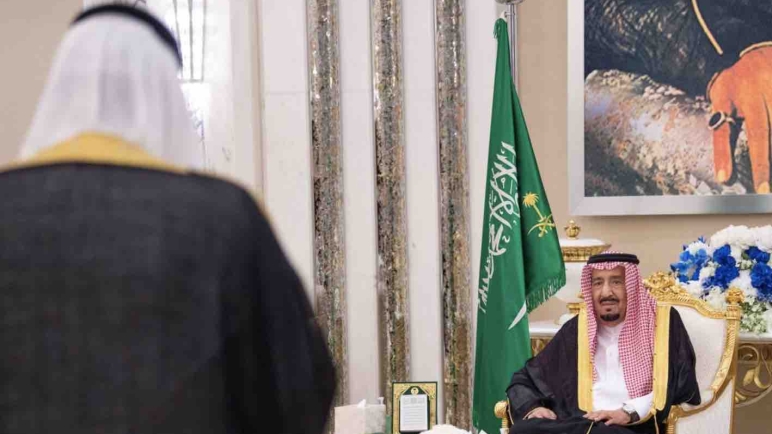ظهور جديد للعاهل السعودي في مراسيم قسم السفراء