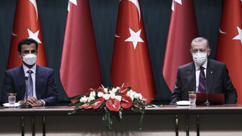 ملفات المال والنزاعات الاقليمية بين إردوغان وأمير قطر في أنقرة